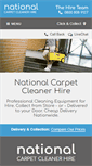 Mobile Screenshot of carpetcleaner-hire.co.uk